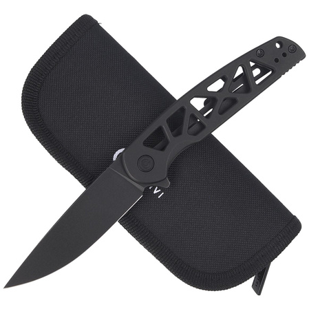 CIVIVI Perf Black Stainless Steel, Black Stonewashed (C20006-B)