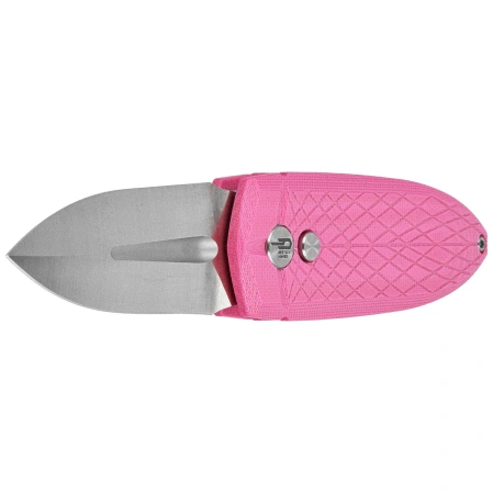 Bestech QUQU Knife Pink G10, Satin 14C28N by Gogo (BG57A-2)