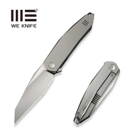 Nóż składany WeKnife Tally LE ???/200 Polished Titanium, Hand Rubbed Satin M390 (WE23090-2)