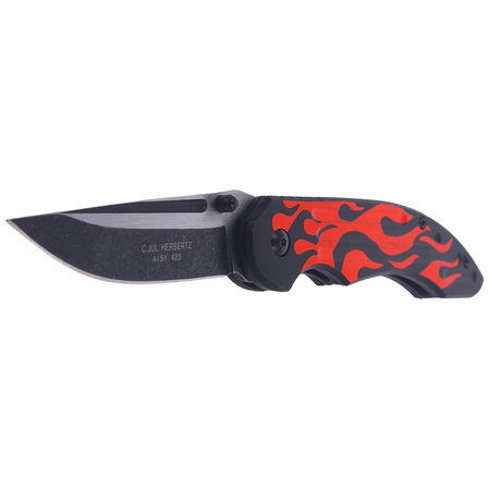 Herbertz Solingen Black / Orange Aluminium, Stonewashed (576912)