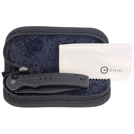 Nóż składany CIVIVI Cogent Black G10, Black Stonewashed (C20038E-1)