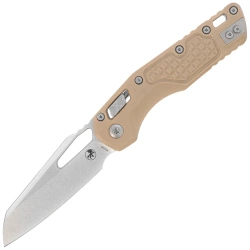 Nóż składany Microtech MSI S/E Tan Frag G10, Stonewashed M390MK by Tony Marfione (210-10FRGTTA)