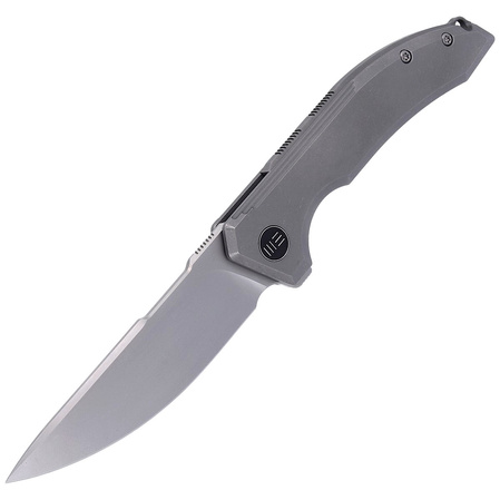 Nóż składany WE Knife Quixotic Gray Titanium, Silver Bead Blasted CPM 20CV (WE21016-1)