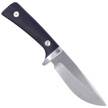 Kubey Knife Classical Full Tang, Black G10, Satin D2 (KU160B)