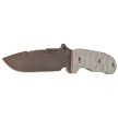 Fox Audax Knife OD Green Canvas Micarta, Bronze PVD Becut by Trinova Solutions (FX-615)
