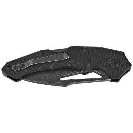 Puma Tec Curved Knife Black G10, Black Stonewashed 7Cr17MoV (315913)