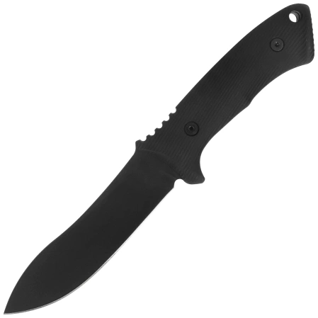 Spartan Blades Harsey Nessmuk Black Polymer, Black Powder 1095 Cro-Van by William W. Harsey Jr. (SBSL005BK)