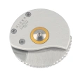 Kizer Snail-Trail Knife Silver Aluminum, Satin AEB-L by Caleb Waldman (V2757A3)