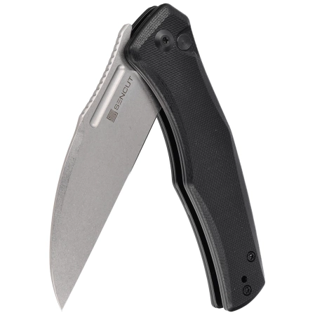Nóż składany Sencut Watauga Black G10, Stonewashed D2 (S21011-1)