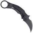 FOX Karambit Black Bird Black Carbon Fiber / Gray Titanium, Black ELMAX by Bastinelli (FX-591 TIC B)