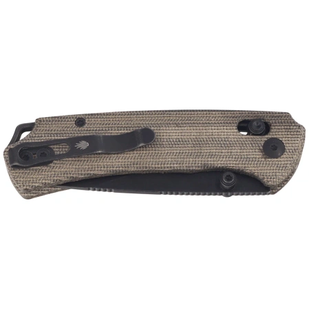 Kizer T1 CD Knife Olive Green Norplex UltreX Micarta, Black Stonewashed Nitro-V by Uli Hennicke (V3490.2CA1)