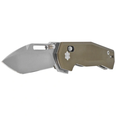 Nóż składany Maserin CB-1, 632/G10V Olive Green G10, Stonewashed MagnaCut