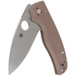 Spyderco Shaman Sprint Run Brown G10, Stonewashed CPM 15V by Sal Glesser (C229GPBN15V)