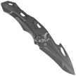 Rike Knife RK-Athron-B-B Black DLC Titanium, Black DLC M390 by Declynx