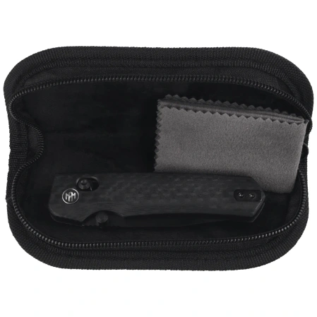 Remette RT-Aurora Knife Black G10, Titanium Plating 14C28N (Aura-G2)