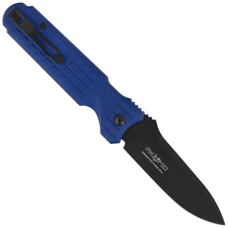 Nóż automatyczny Fox Predator II 2F Full Auto Blue Aluminium, Black Idroglider Hybrid Cryo (FX-448 AL BL)