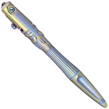 Długopis taktyczny Rike Knife Gold / Blue Titanium (RK-TR02-GB)