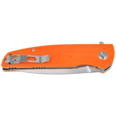 Nóż składany Bestech Fin Orange G10, Satin 14C28N (BG34B-1)