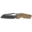Microtech MSI S/E Knife Dark Earth Tri-Grip Polymer, Black / Bead Blasted M390MK by Tony Marfione (210T-1PMDE)