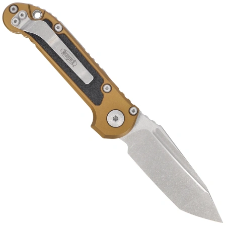 Microtech LUDT Gen III T/E Automatic Knife Tan Aluminium, Apocalyptic M390MK by Tony Marfione (1136-10APTA)