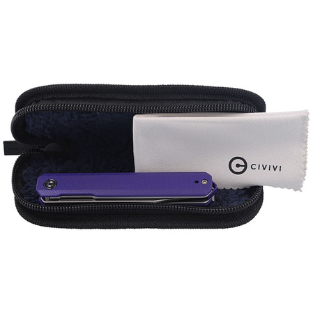 Nóż składany CIVIVI Chronic Purple G10, Satin Finish (C917D)