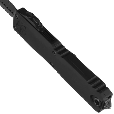 Microtech Ultratech Gen III ZBP D/E Signature OTF Knife Shadow DLC Aluminum, Shadow DLC P/S M390MK by Tony Marfione (1122-2DLCTSH)