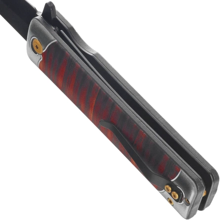 Martinez Albainox Dragon Silver 3D Knife Aluminum, Black 3Cr13MoV (18439)