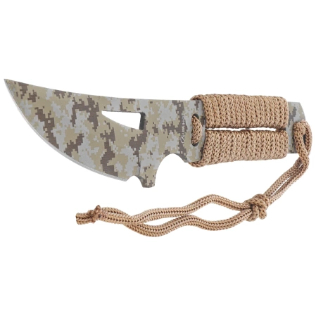 Martinez Albainox Coyote Camo Strung Knife, Arid Camo 3Cr13MoV (32415)
