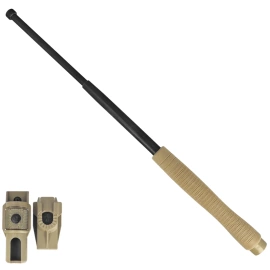 ESP Ergonomic hardened expandable baton 16'' Khaki (ExB-16HE-KH-BK BH-54)