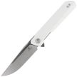 Bestechman Dundee Knife White G10, Grey PVD / Satin D2 by Ostap Hel (BMK01G)