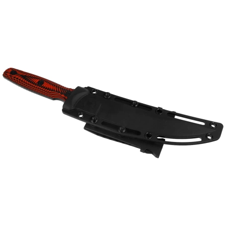 Spartan Blades Ronin Torii Red G10, Black Powder D2 by Tu Lam (SBBL4BKRD)