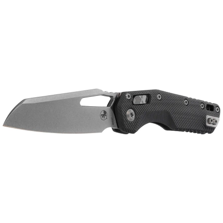 Microtech MSI S/E Ram-Lok Black Fluted G10, Stonewashed M390MK by Tony Marfione (210-10FLGTBK)