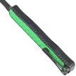 Nóż automatyczny OTF Heretic Cleric II T/E Toxic Green/Black Aluminium, Black DLC MagnaCut by Tony Marfione Jr.