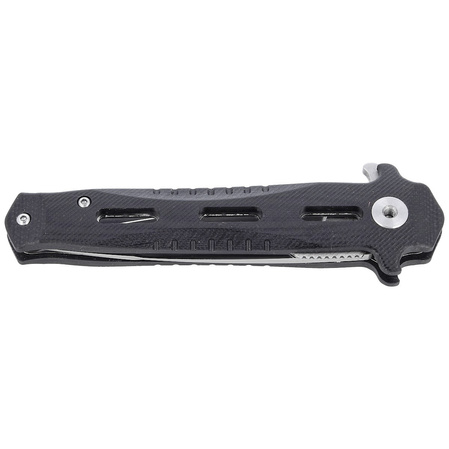 Nóż składany K25 Tactical Black G10, Satin Finish (18711)