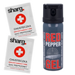 Gaz pieprzowy Sharg Graphite Gel 3mln SHU, Cone 50ml (11050-C) + 2 chusteczki dekontaminacyjne