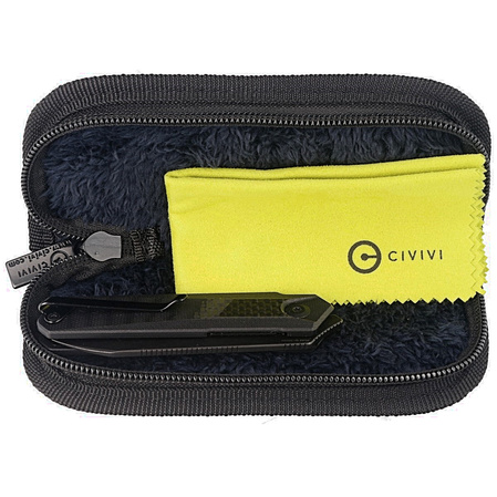 Civivi Knife Ki-V Plus Carbon Fiber / Black G10, Black Stonewashed Nitro-V by Ostap Hel (C20005B-3)