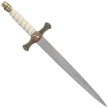 Decor Habitat Templar Dagger White ABS, Satin (S0296)