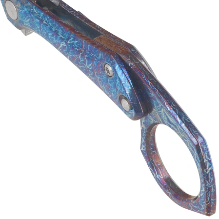 Nóż składany Bestech Duci Flamed Titanium, Satin CPM 20CV by Ostap Hel (BT2605D)