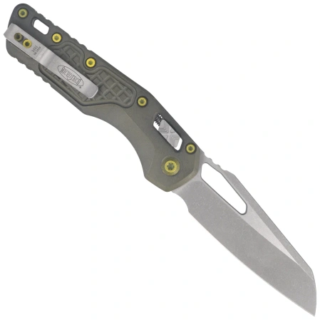 Nóż składany Microtech MSI S/E Distressed Grenade Green Aluminium, Apocalyptic M390MK by Tony Marfione (210-10FRDGG-U25)