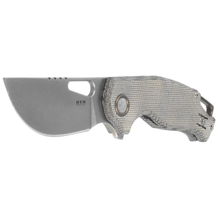 MKM Vincent Knife Green Canvas Micarta, Stonewashed MagnaCut by Jesper Voxnaesi (MK VCM-GC)