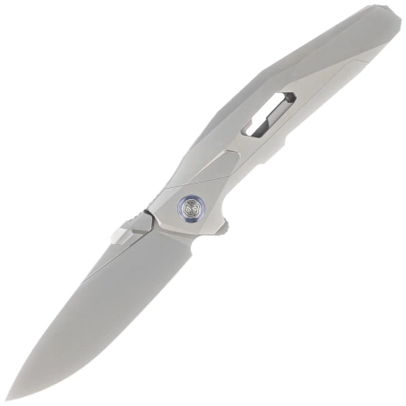 Nóż składany Rike Knife Shadow RK-Shadow-S-P Gray Titanium, Satin M390