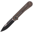 Nóż składany WE Knife Double Helix Bronze Titanium, Black Stonewash CPM S35VN (815A)