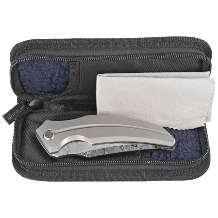 RikeKnife S05 Grey Titanium, Mosaic Damascus (RK-S05)