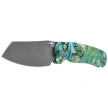 Bestechman Cicada's Wing Knife Green Resin, Satin 10Cr15MoV (BMK06P)