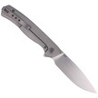 WE Knife Seer LE No 003/420 Gray Titanium, Hand Rubbed Silver CPM 20CV (WE20015-3)