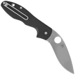 Nóż składany Spyderco Retract Black G10, Satin 9Cr18MoV by Ed Schempp (C276GP)