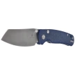 Bestechman Cicada's Wing-TL Knife Blue Canvas Micarta, Satin 10Cr15CoMoV (BMK24-M-1)