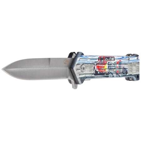 Herbertz CJH Hot Rod Red Knife, Satin 420 (10000634)