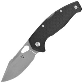 FOX KITA Knife Black FRN, Stonewashed Niolox by Jesper Voxnaes (FX-625 BSW)