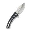 Sencut Squiggy Knife White / Black G10, Satin 9Cr18MoV (S24082A-1)